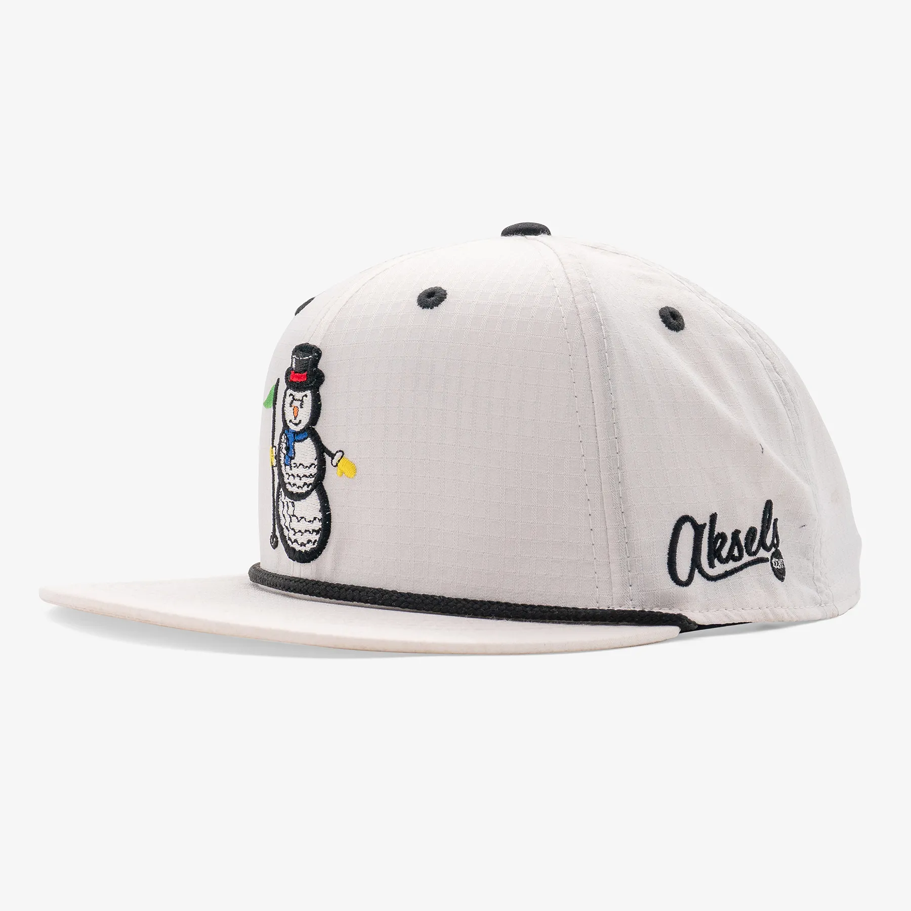 Snowman Ripstop Snapback Golf Hat