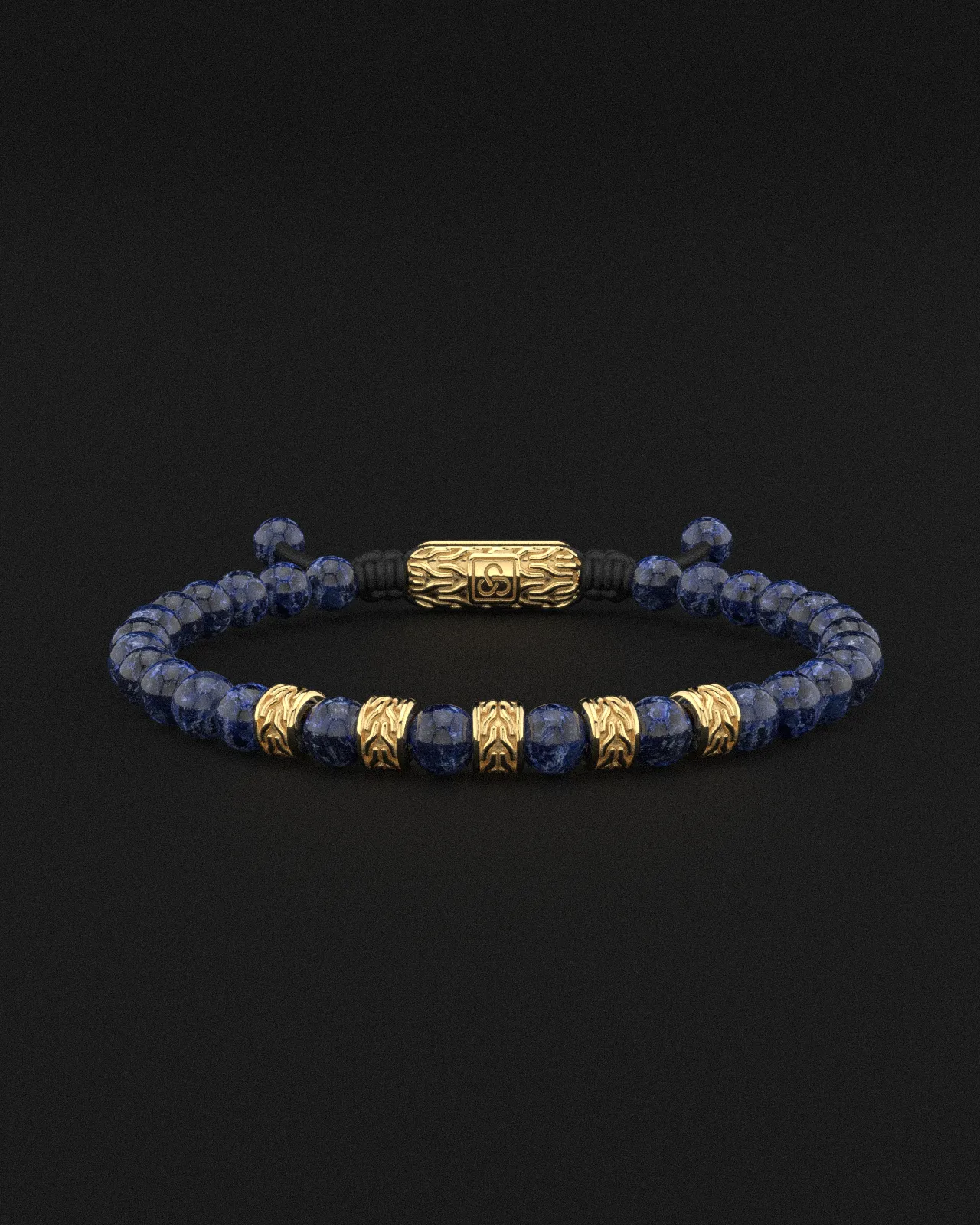 Sodalite Bracelet 6mm | Snake