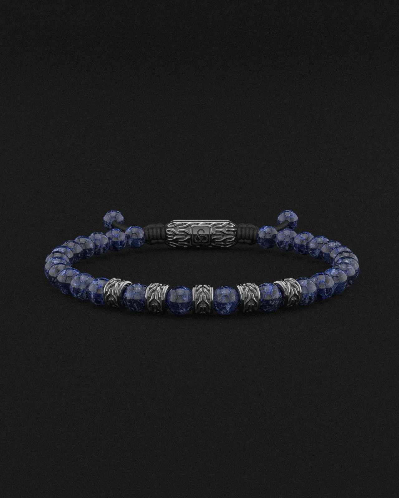 Sodalite Bracelet 6mm | Snake