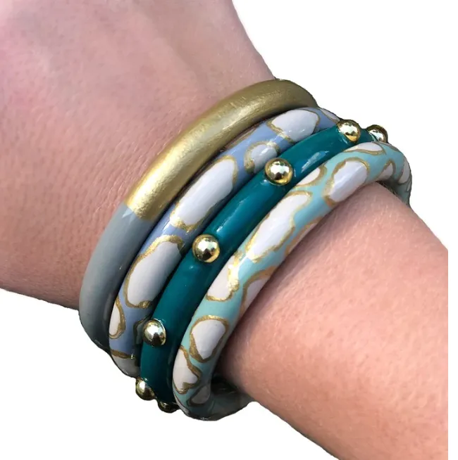 Solid Stud Bangle-Ten Colors