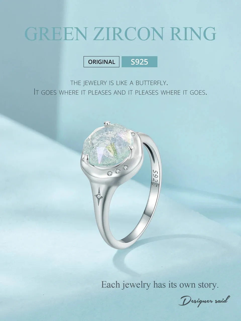 Solitaire Promise Gold Ring