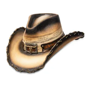 Stampede Hats - Tea Stained Long Horn Cowboy Hat