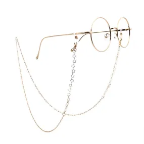 Stars Style Hollow Fashion Simple Eyeglasses Chain(Gold)