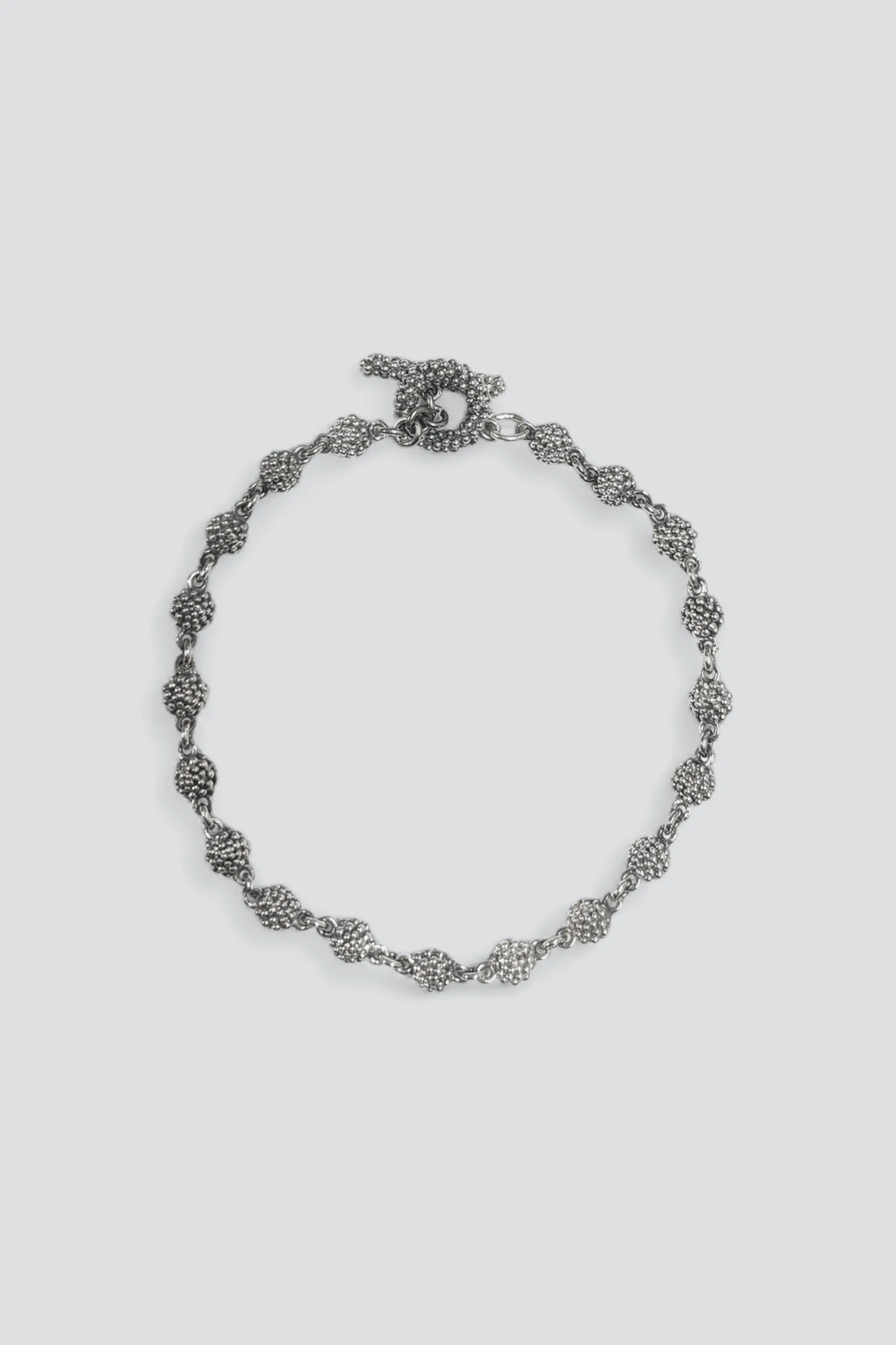 Sterling Silver Beaded Ball Chain