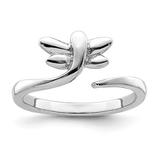 Sterling Silver Dragonfly Toe Ring