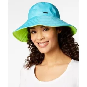 Steve Madden Two Tone Floppy Rain Hat - Turquoise