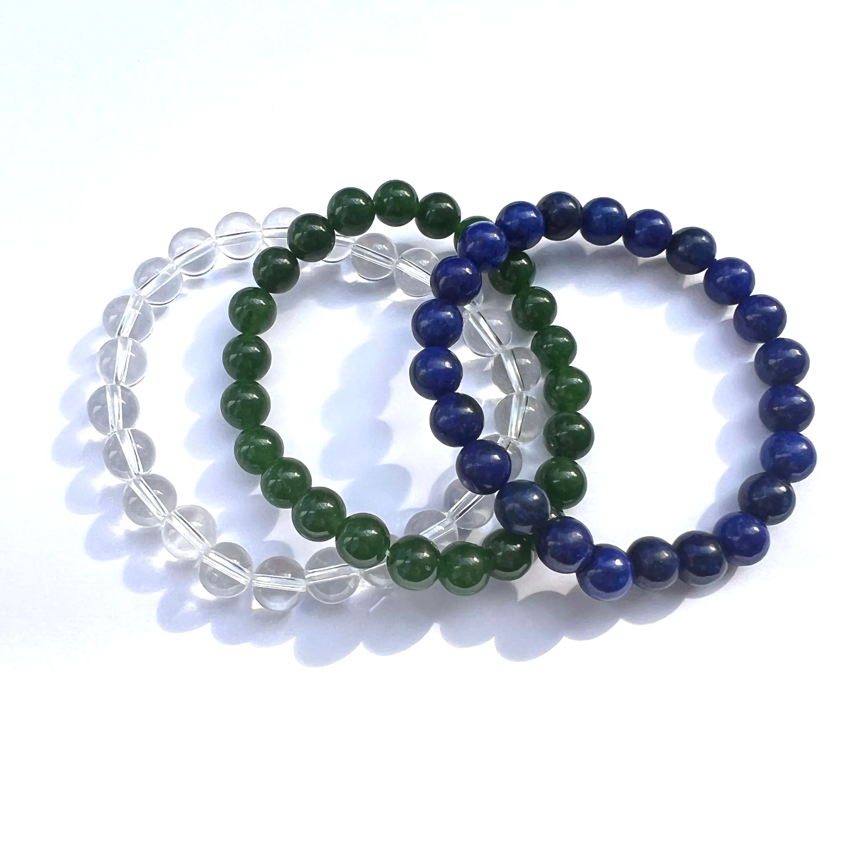 Stone Stretchy Bracelets - 8mm