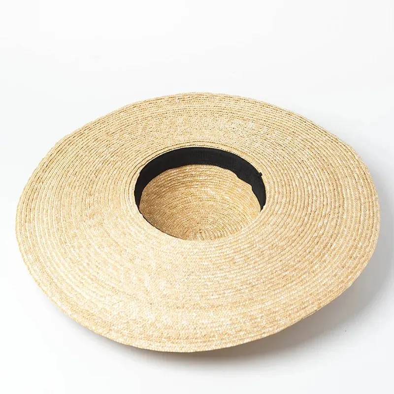 Straw Beach Hat With Big Brim