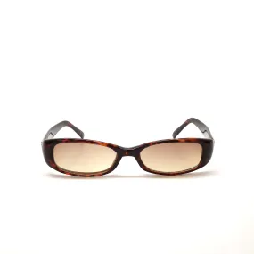 //Style 62// Vintage Small Size 90s Deadstock Rectangle Sunglasses - Tortoise Tan