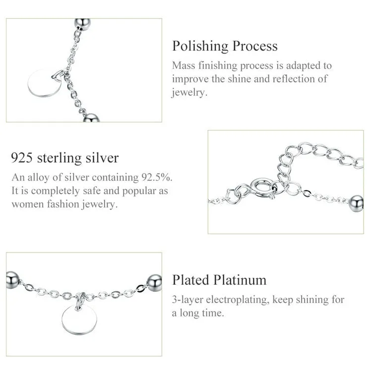 Stylemein - Silver Anklets For Women | Silver Anklet Chain