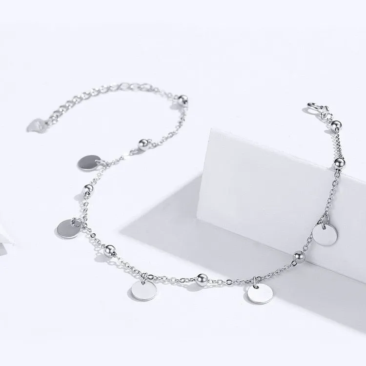 Stylemein - Silver Anklets For Women | Silver Anklet Chain