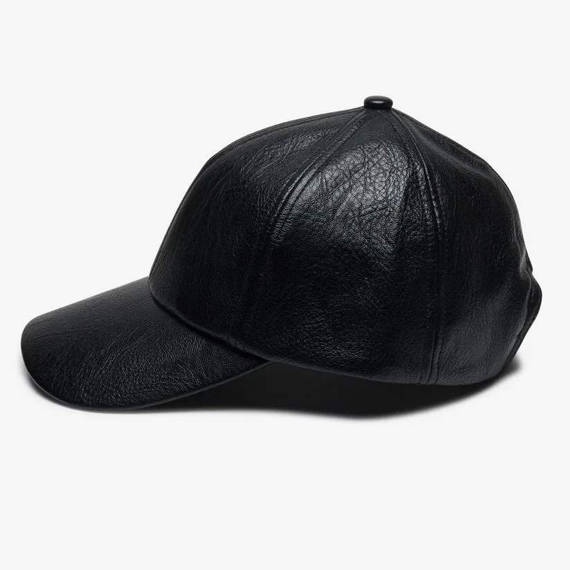 The Hailey Leather Ball Cap