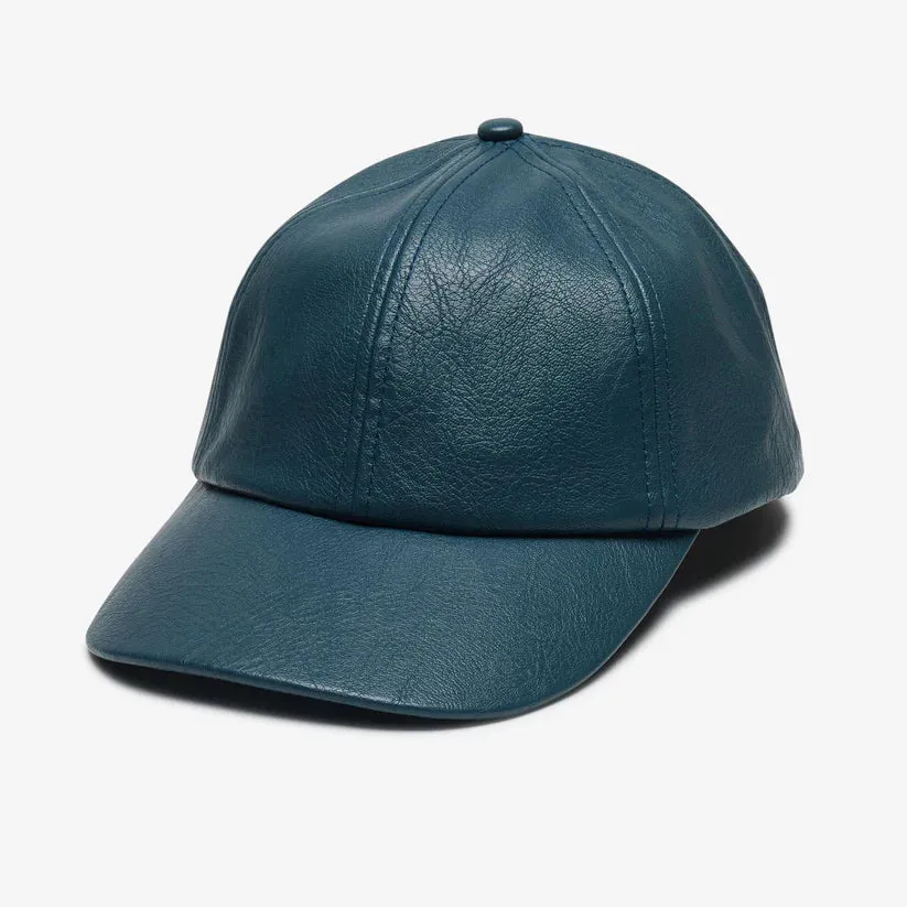 The Hailey Leather Ball Cap