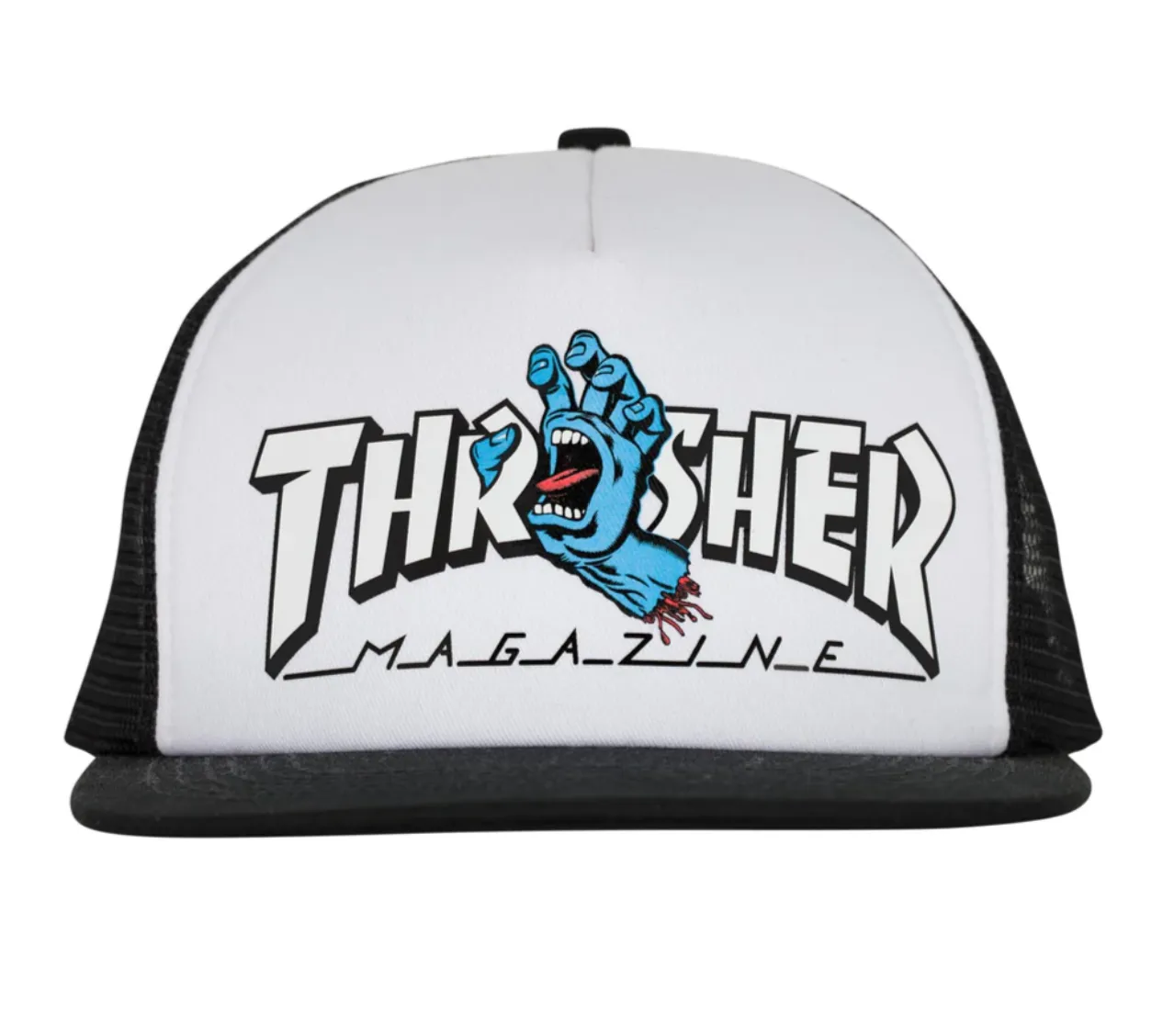 Thrasher Screaming Logo Trucker Santa Cruz Hat