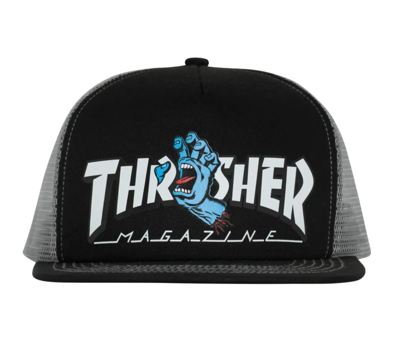 Thrasher Screaming Logo Trucker Santa Cruz Hat