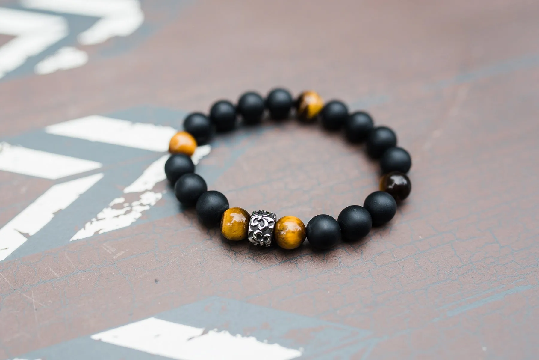 Tiger Eye Onyx Bracelet