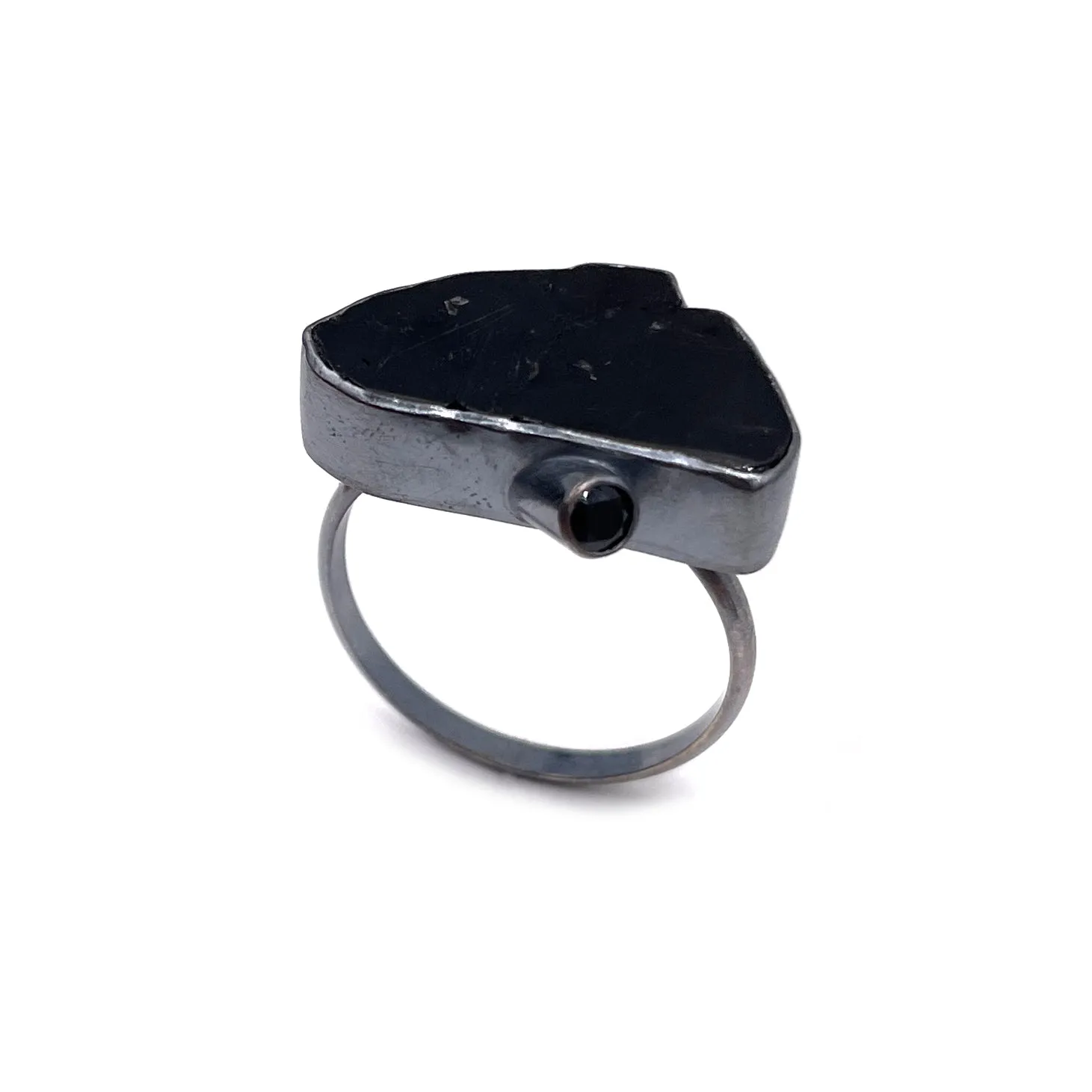 Tourmaline Slice Ring