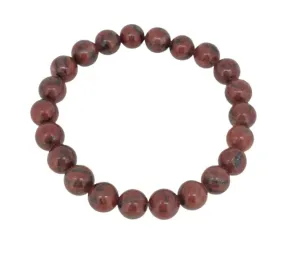 TreasureBay Handmade Womens Mens 8mm Natural Gemstone Beaded Stretchy Bracelet