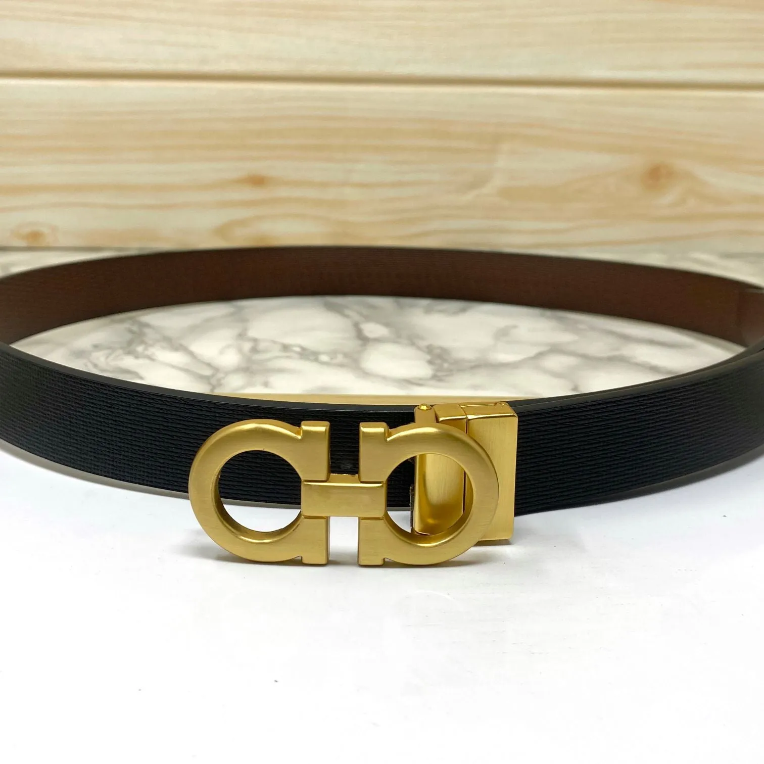 Trendy Small Design Reversible Strap Belt For Men-JonasParamount