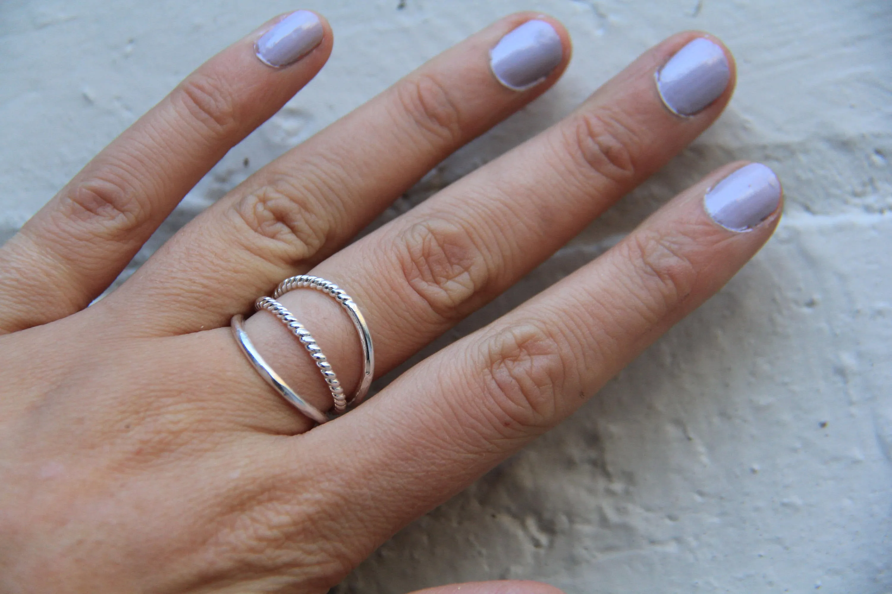 Trinity Sterling Silver Ring