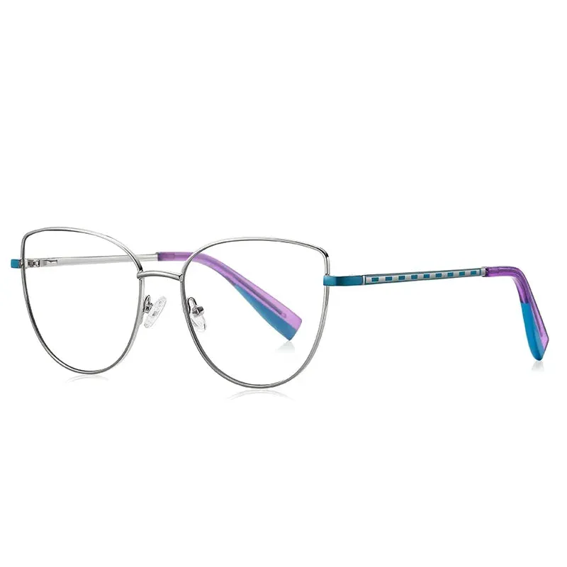 Vicky Women's Full Rim Large Butterfly Tr 90 Titanium Reading Glasses 3060