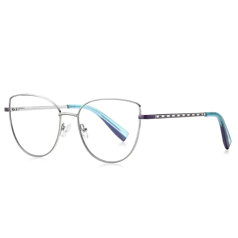 Vicky Women's Full Rim Large Butterfly Tr 90 Titanium Reading Glasses 3060