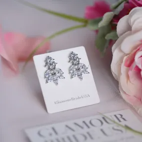 Victoria- Crystal Bridal Studs