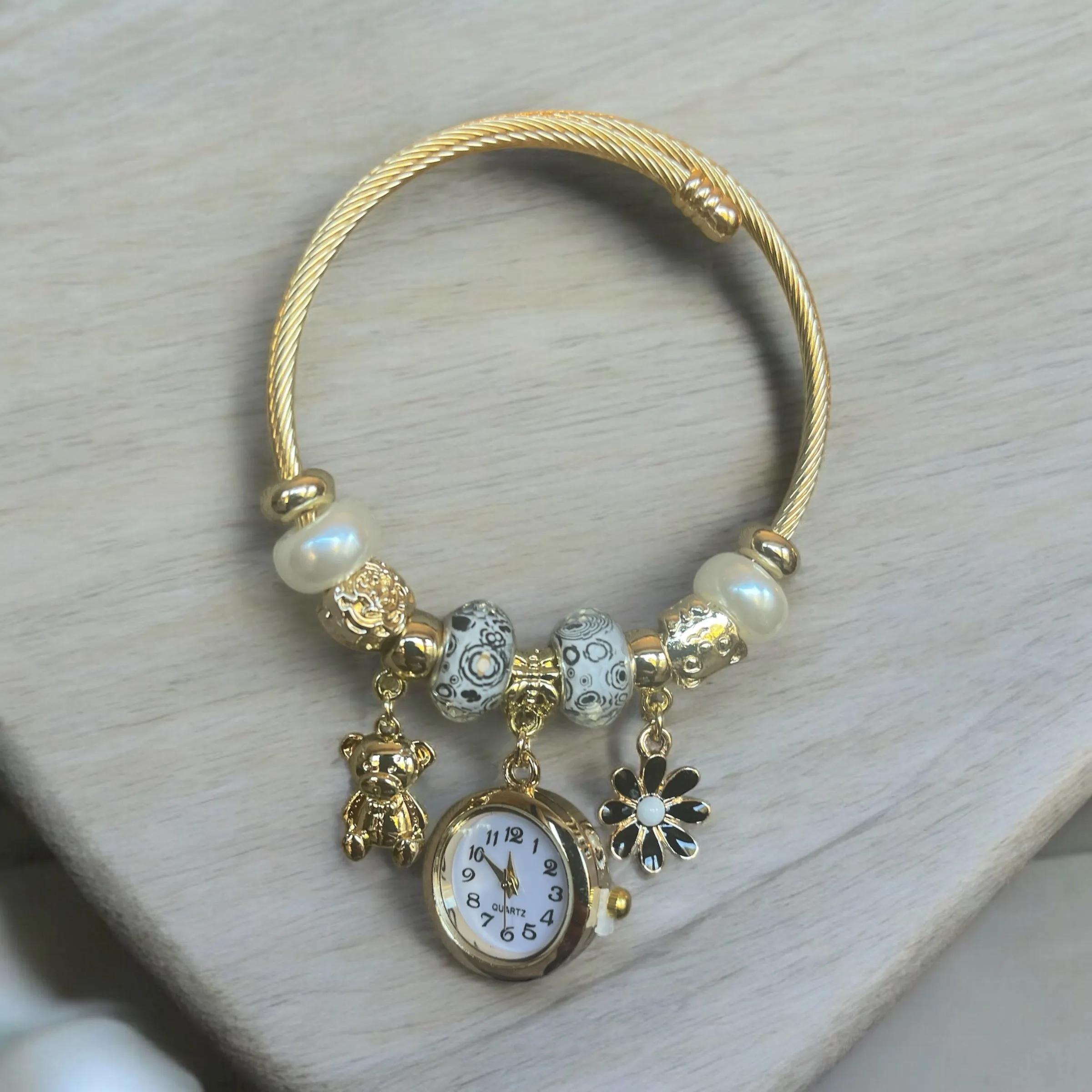 watch charm bracelet