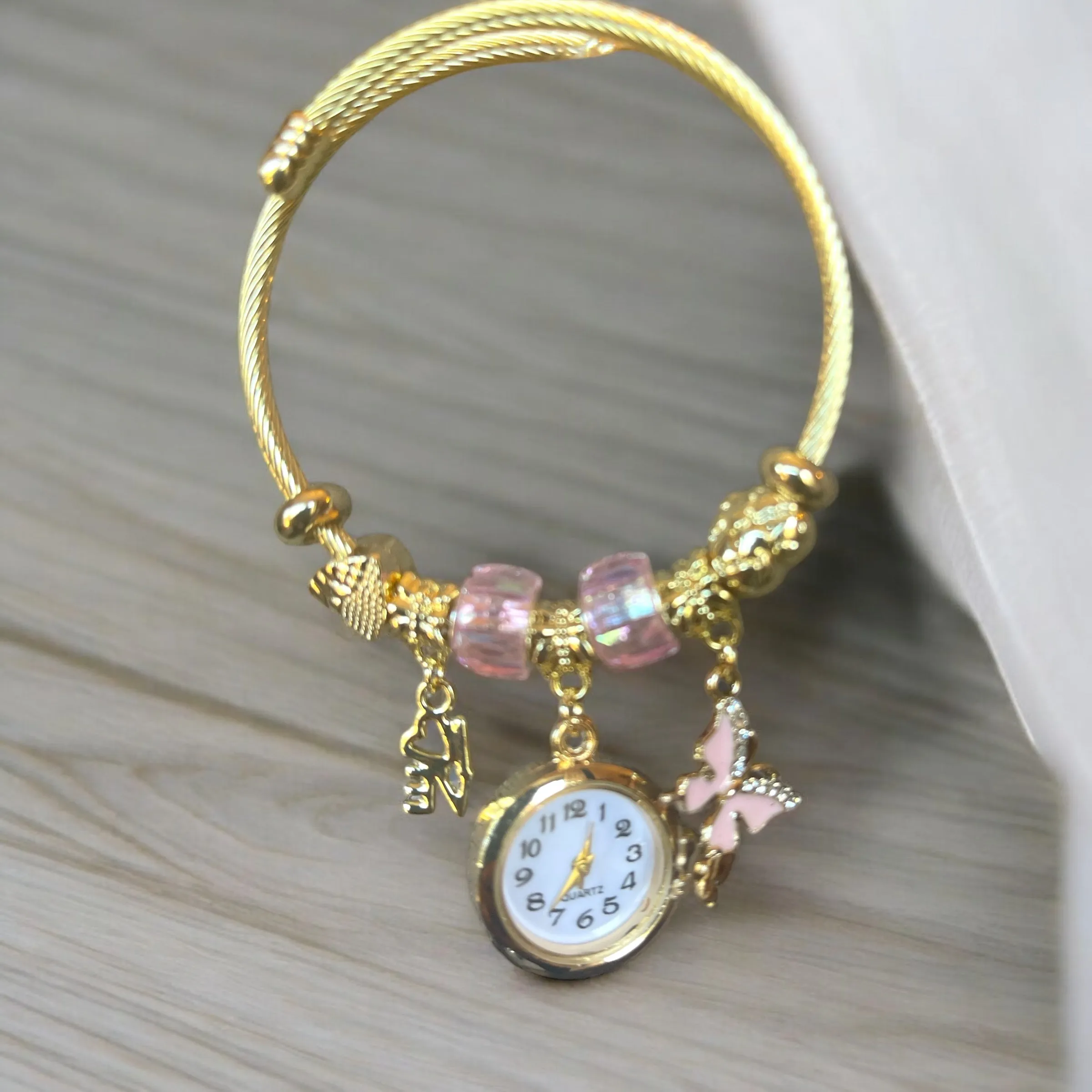 watch charm bracelet