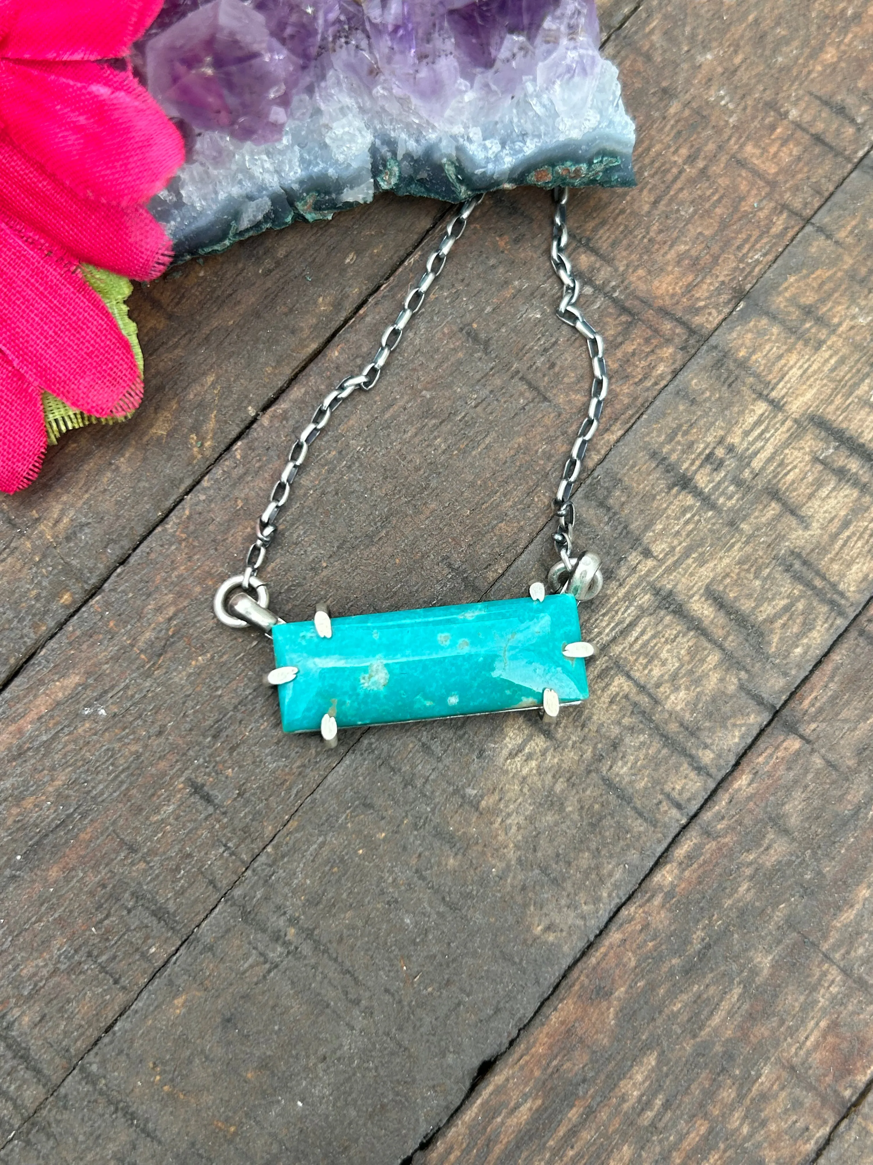 Waterproof Kingman Bar Necklace #40