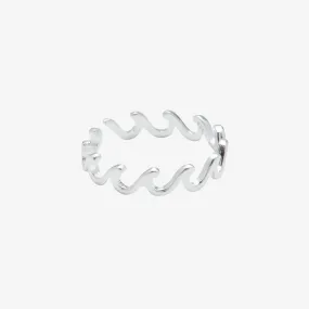 Wave Band Toe Ring