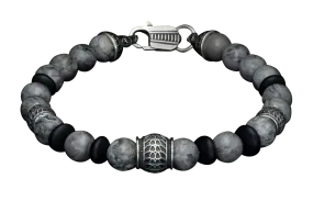 William Henry Newport Silver Agate Bracelet