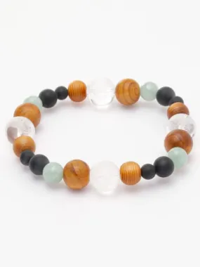 YAKUSUGI, Four Gods Crystal, Jade Bracelet