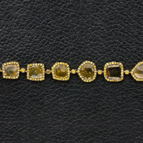 Yellow Diamond Slice Bracelet