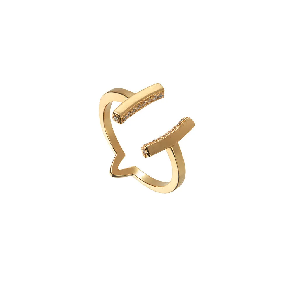 Yellow Gold Cuff Ring