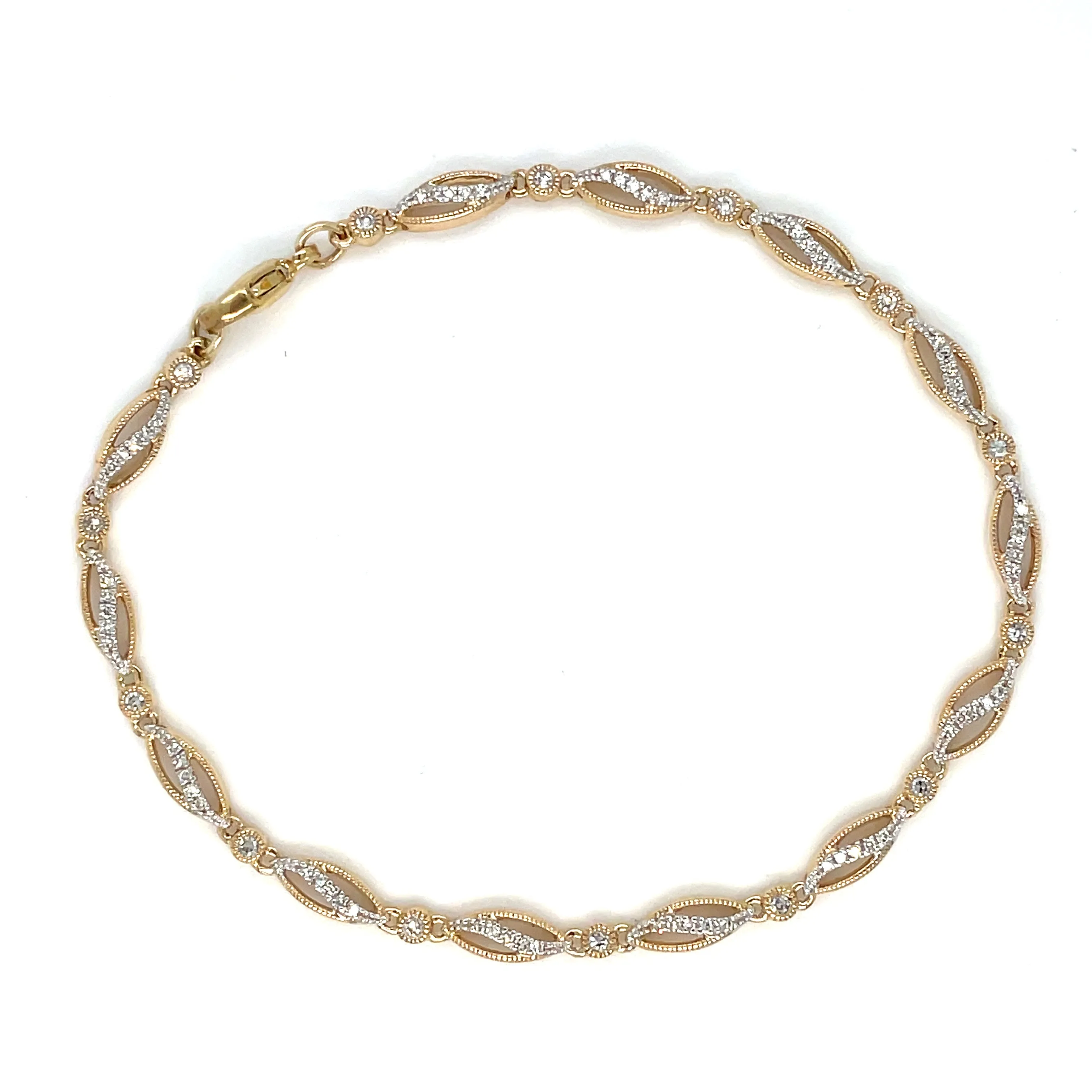 Yellow Gold Diamond Fashion Bracelet