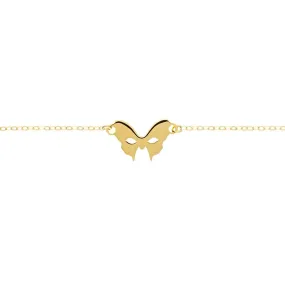 Yellow Gold Mask Bracelet